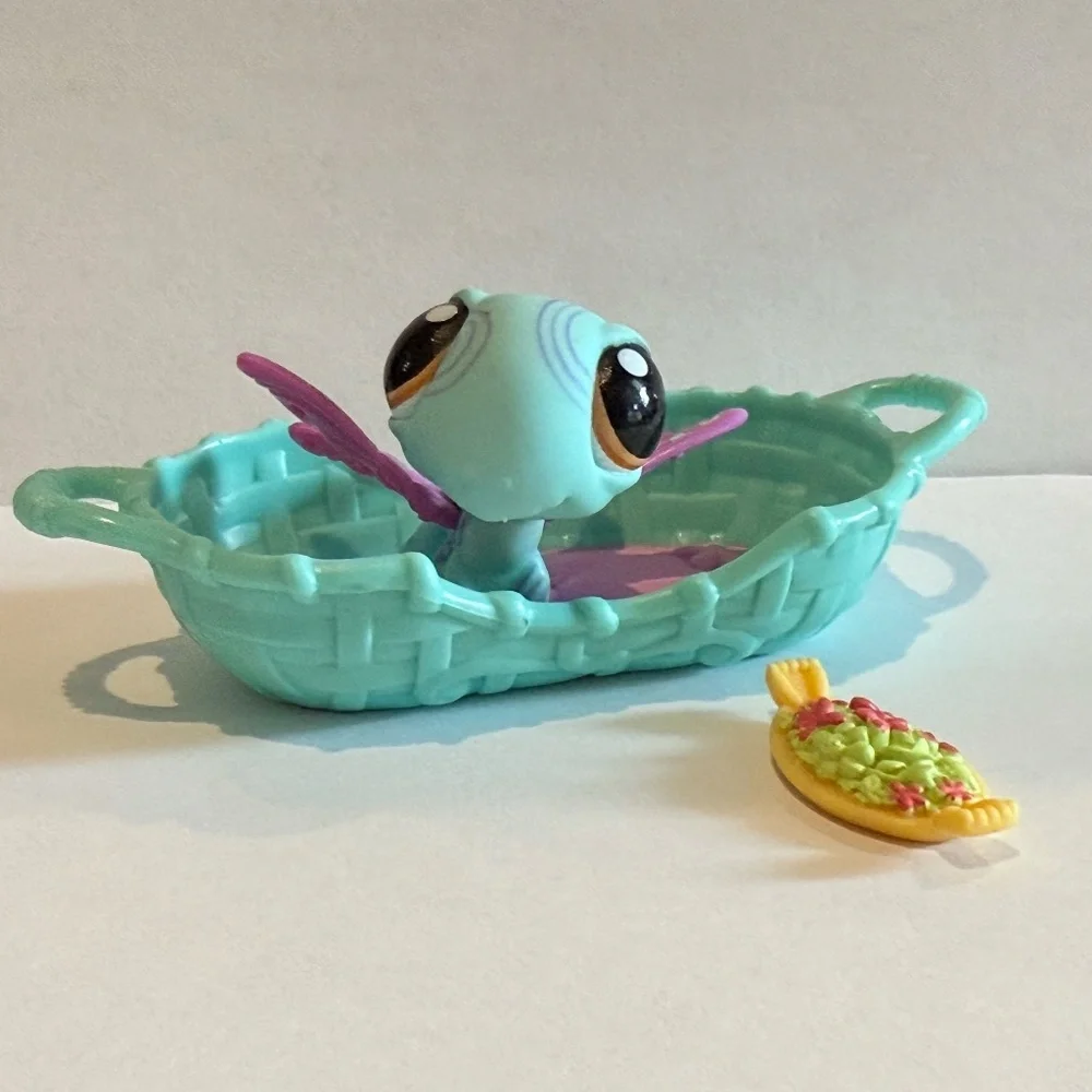 Littlest Pet Shop LPS 1232 Dragonfly Postcard Pets ~AUTHENTIC - Picture 3 of 3
